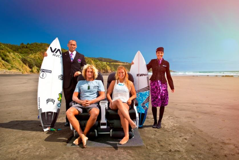 Air New Zealand Surfing Safari Inflight Safety Video