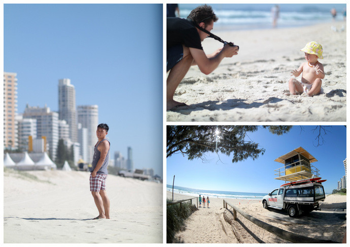 A day at the beach - Surfers Paradise