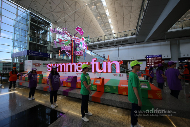 Hong Kong Summer Fun starts from the moment you arrive at Hong Kong International Airport