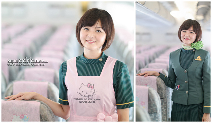 EVA Air Hello Kitty Jet Stewardess Uniform