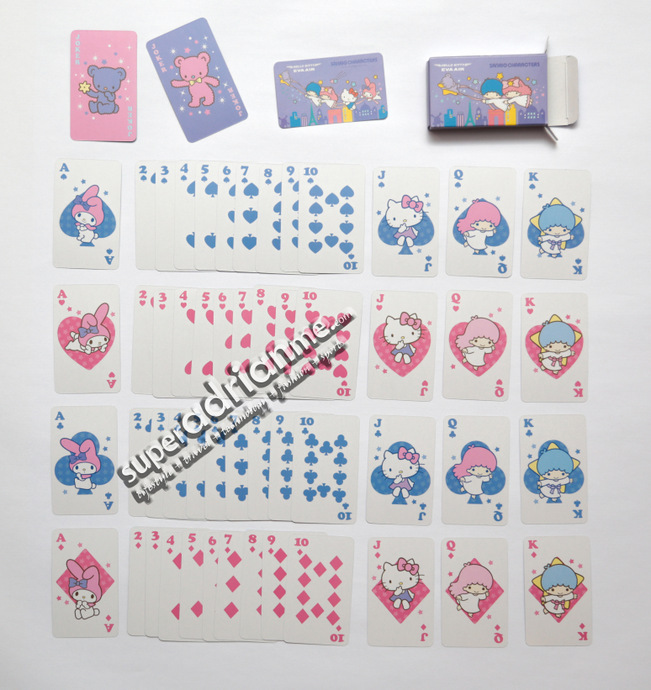 EVA Air Hello Kitty Jet Shining Star Poker Cards