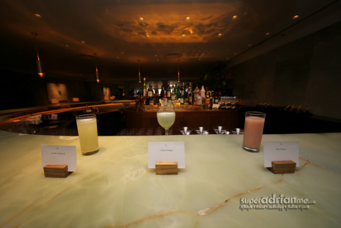 Try out the signature drinks - Cathay Delight, Golden Dynasty or Pink Dream