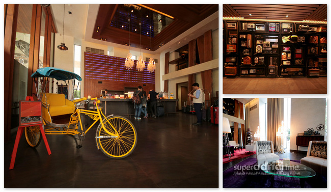 A warm welcome at the lobby of Hotel Indigo Bangkok Wireless Road