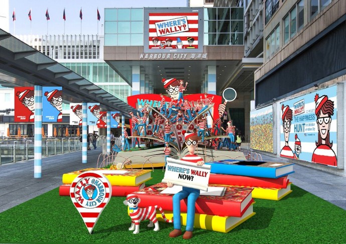 Where's Wally at Harbour City Ocean Forecourt
