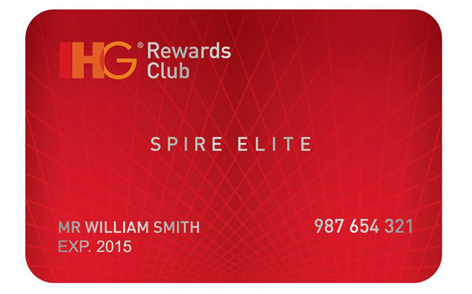 IHG Rewards Club Spire Elite level