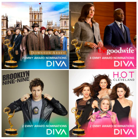 HIT DRAMA AND COMEDY SERIES FROM NBCUNIVERSAL INTERNATIONAL NETWORKS’ DIVA NOMINATED FOR 15 PRIMETIME EMMY AWARDS