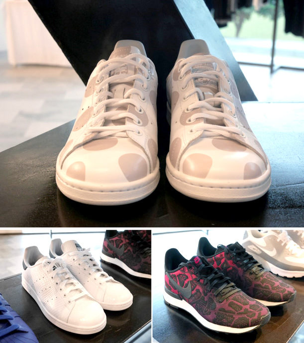 Get your sneaker fix with their range of Stan Smith for Adidas and special edition Nikes