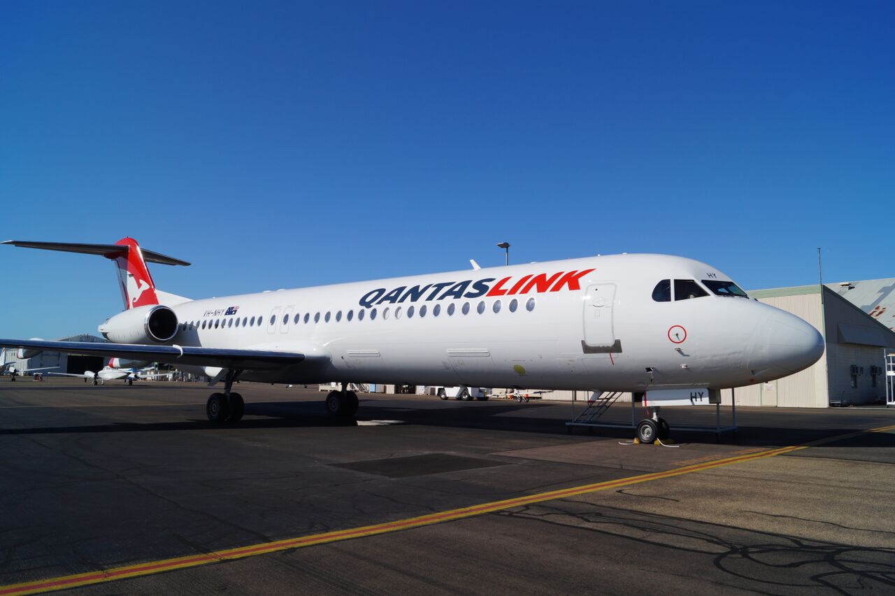 Flying Kangaroo Rebrand for Network Aviation F100 aircraft.