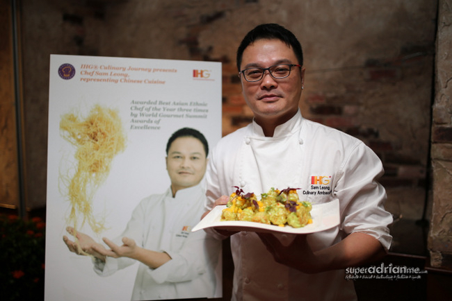 Chef Sam Leong and his Wasabi Prawns