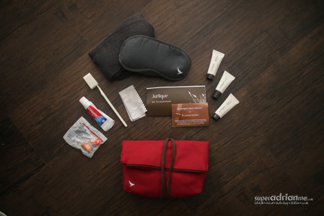 Cathay Pacific New Business Class Amenity Kits launched in January 2015.