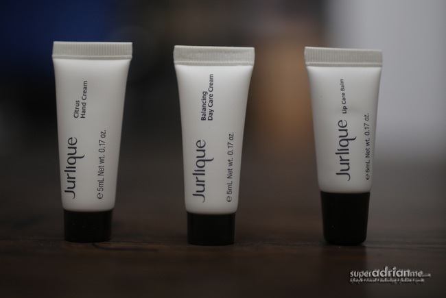 Jurlique skin care products in Cathay Pacific Business Class amenity kit?