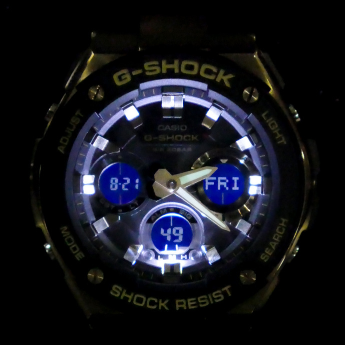 G-SHOCK G-STEEL two source LED