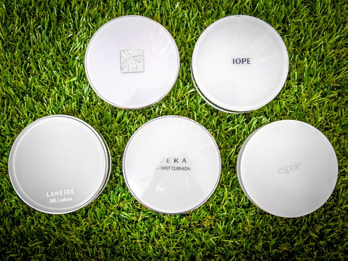 Today, we put five of Korean’s popular BB Cushion brands to the test