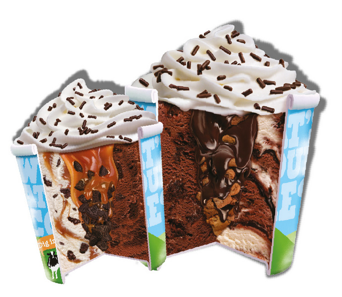 Limited Edition Cookie Core Sundaes will be served during the Cookie Core Tour Launch on 21 August 2015.