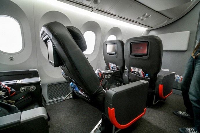 Jetstar Australia Boeing 787 Dreamliner Business Class Seats