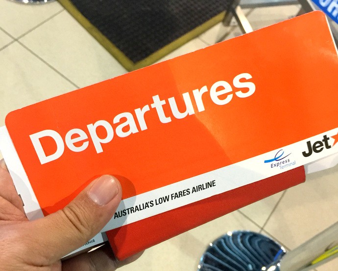Express departure pass in Melbourne Airport for Jetstar Business Class