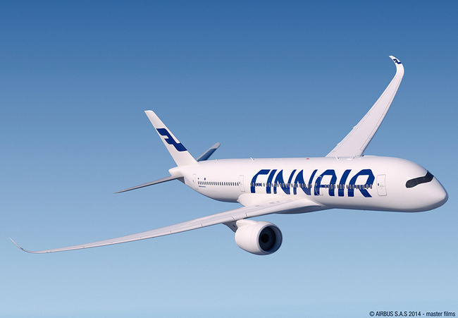 Finnair's Airbus A350XWB aircraft.
