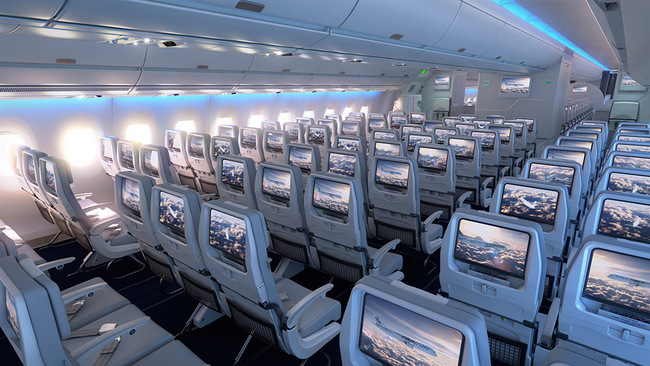 Finnair A350 XWB Economy Class Cabin