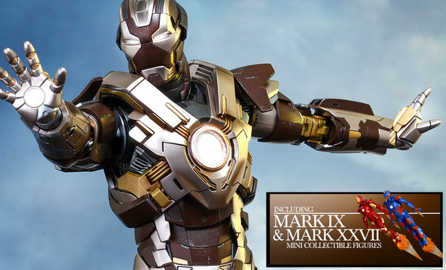 Hot Toys joins STGCC with the release of Iron Man 3 Mark XXIV (Tank) Collectible Figure.