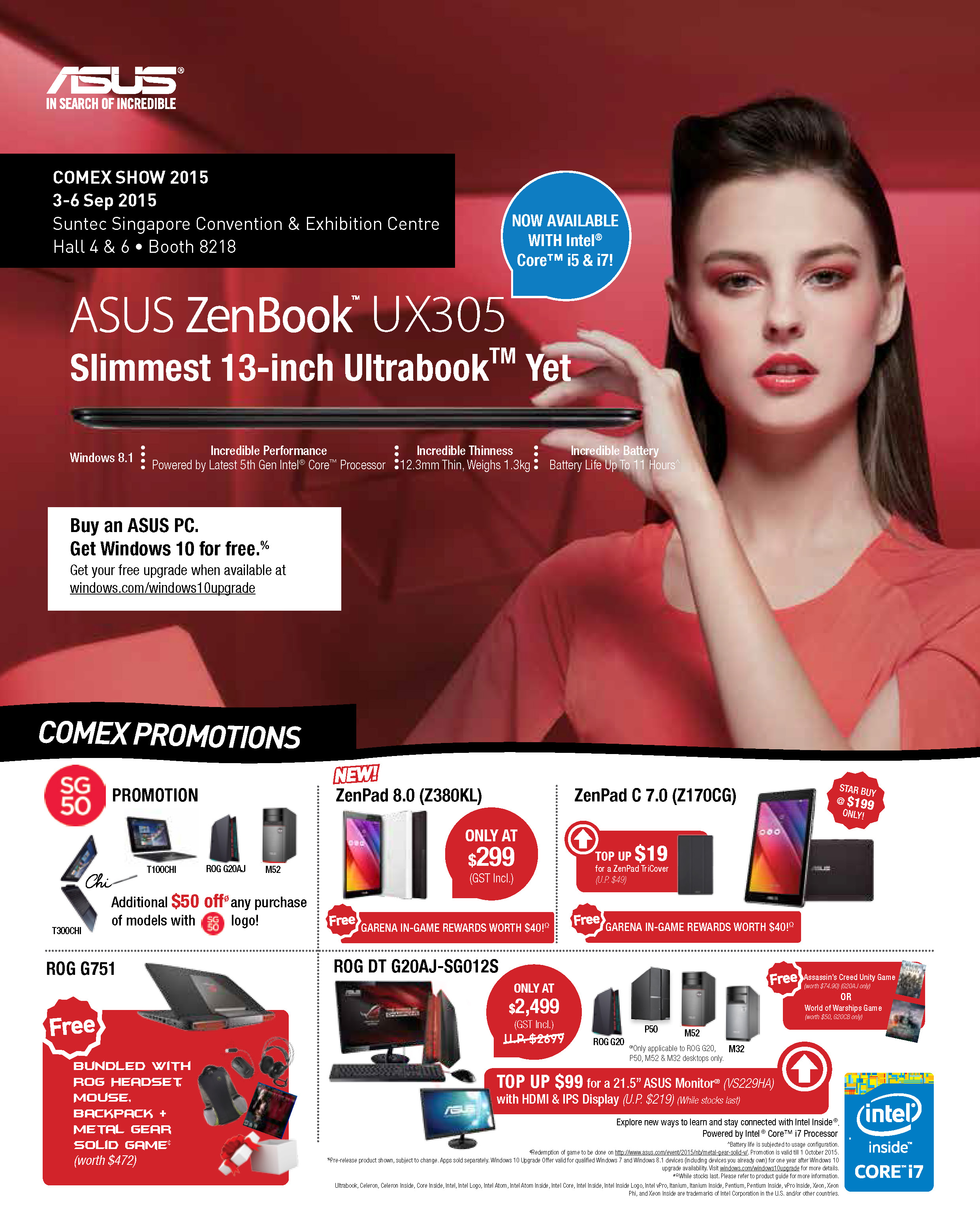 COMEX 2015 ASUS Flyers Laptop desktop