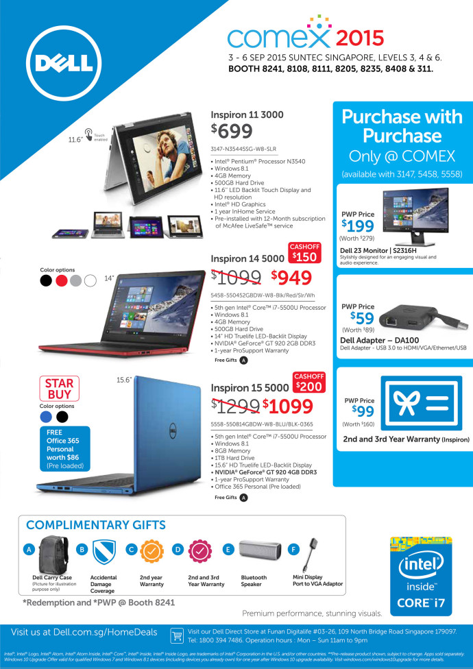 COMEX 2015 DELL Laptop Desktop Flyers Page 1