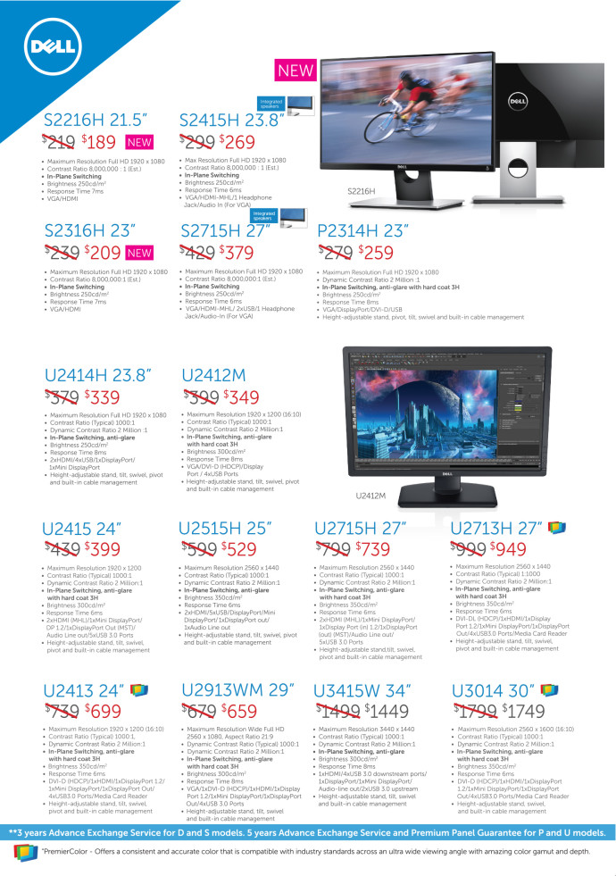 COMEX 2015 DELL Monitor Flyers Page 1 (Click to Enlarge)