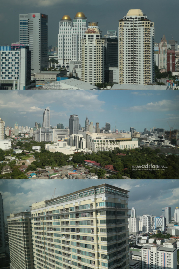 The view from the Room at Hotel Vie Bangkok