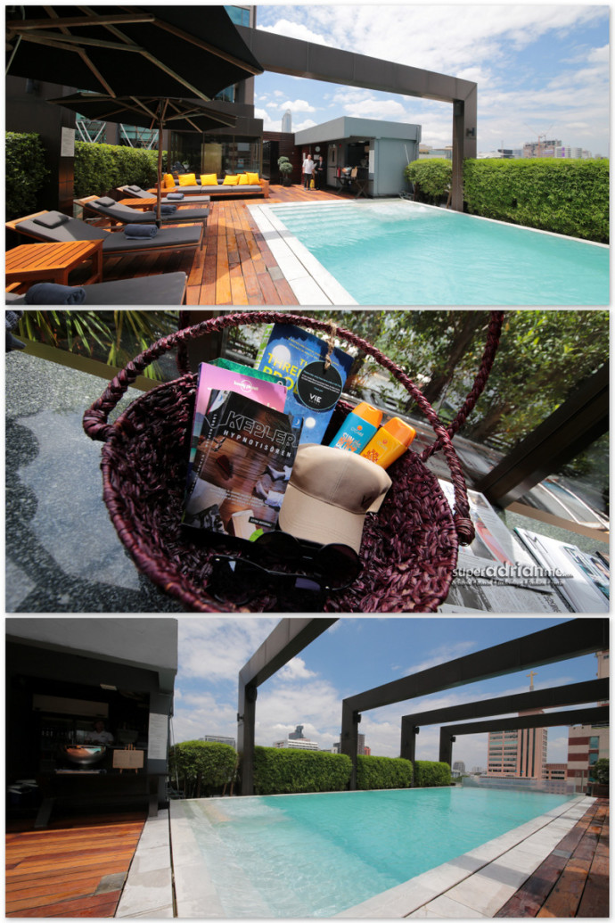A very inviting pool at Hotel Vie Bangkok