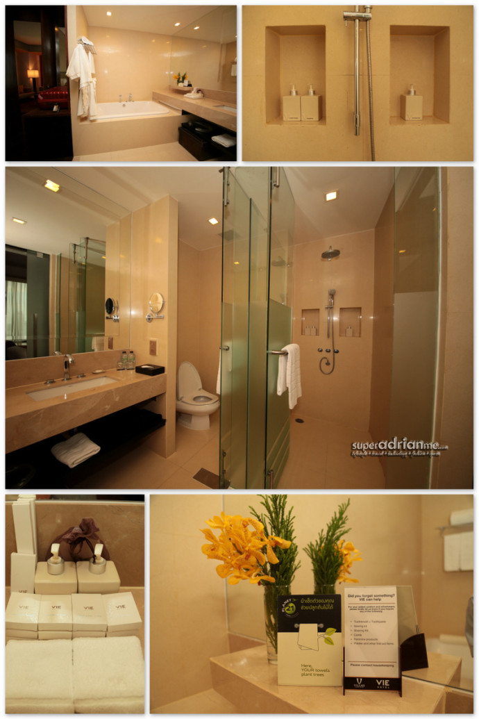The bathroom in Hotel Vie Bangkok