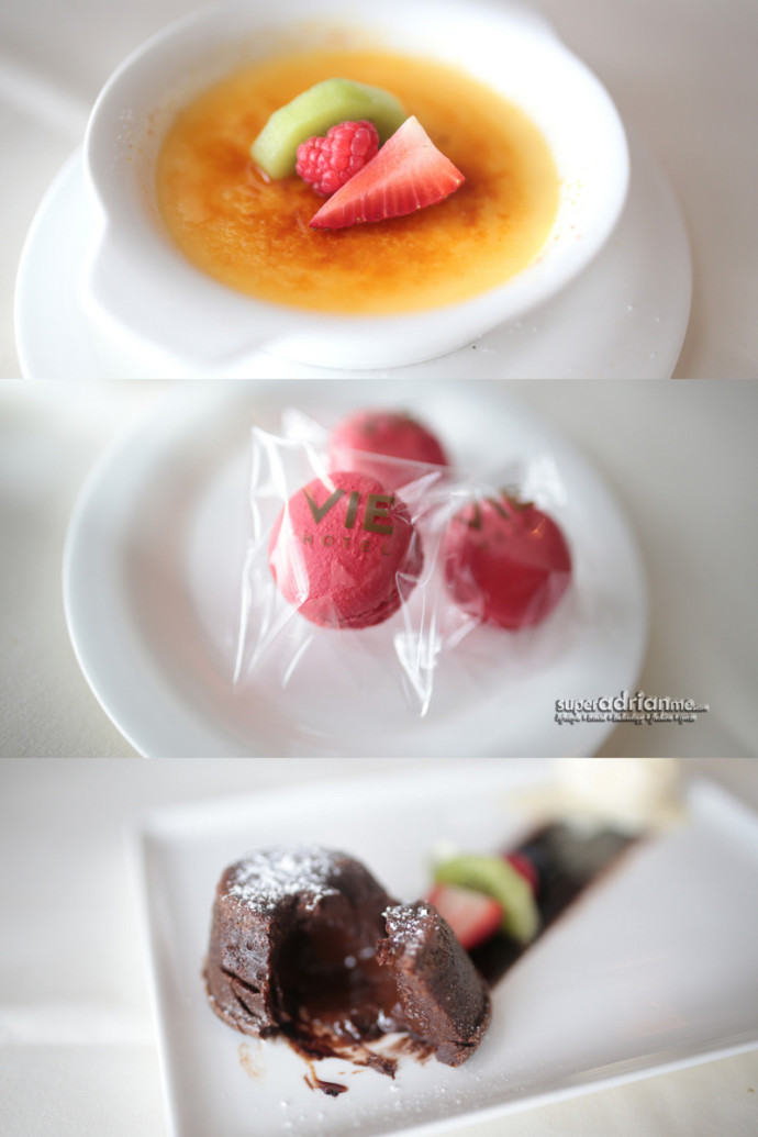French Cuisine Set Lunch Desserts at La Vie, VIE Hotel Bangkok