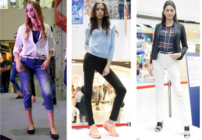 UNIQLO offers up to six different styles of denim for women.