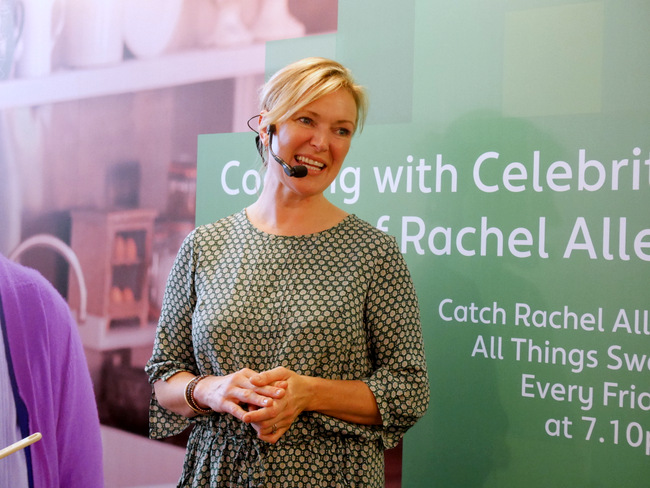 Celebrity Chef Rachel Allen drops by Singapore to promote her new cookbook and show "All Things Sweet".