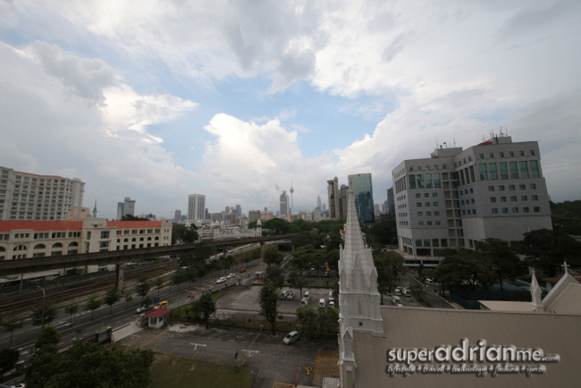 Enjoy a spectacular view from the sixth floor pool at Ramada Plaza Dua Sentral, Kuala Lumpur.