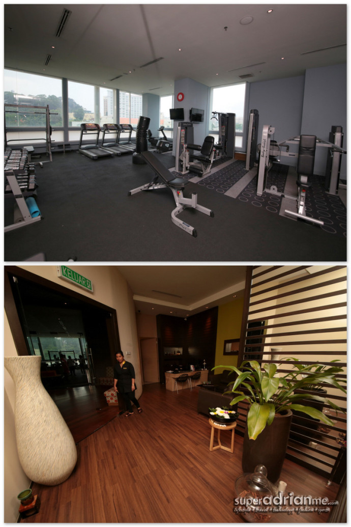 Fitness Centre and Spa at the Ramada Plaza Dua Sentral, Kuala Lumpur