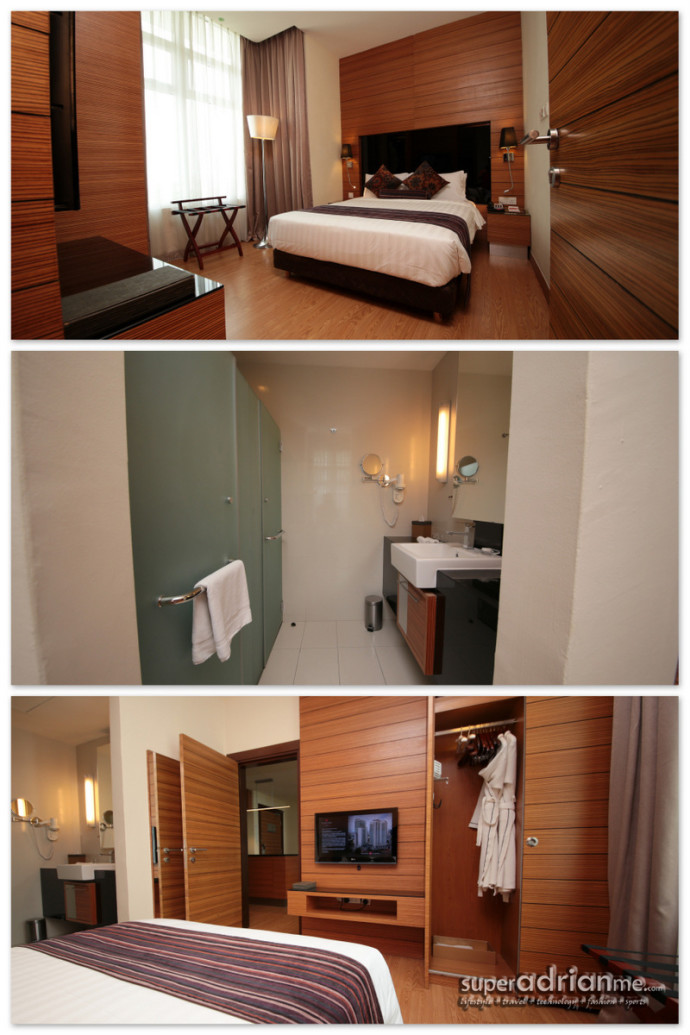 Bedroom in the Two-bedroom Suite at the Ramada Plaza Dua Sentral 