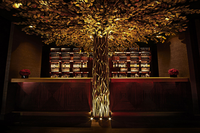 Hotel Vagabond Banyan Tree Sculpture and Bar