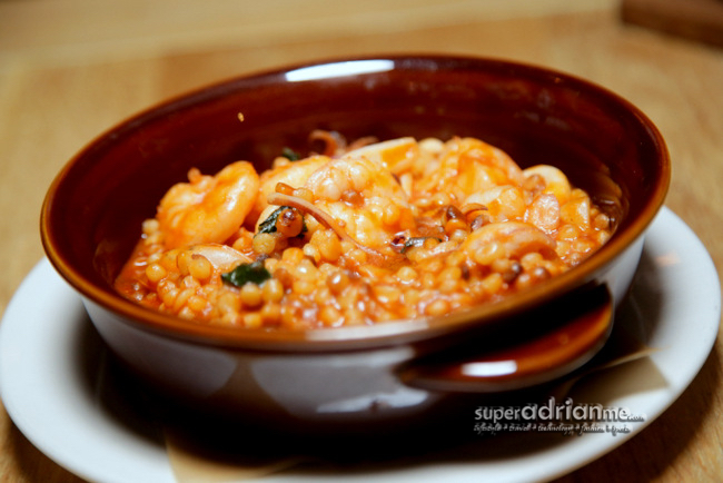 Sopra Cucina and Bar - Fregola Ai Fruitti De Mare S$31