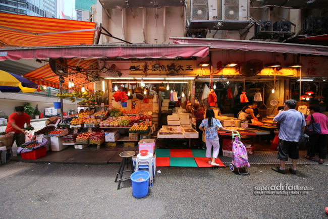 Street Shops in Hong Kong