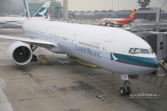 Cathay Pacific Aircraft at Hong Kong International Airport