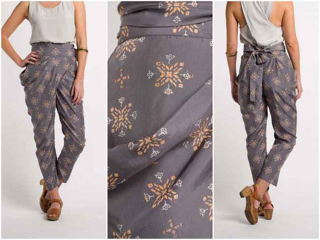 Sideswept Dhoti from Botto Studio, India.