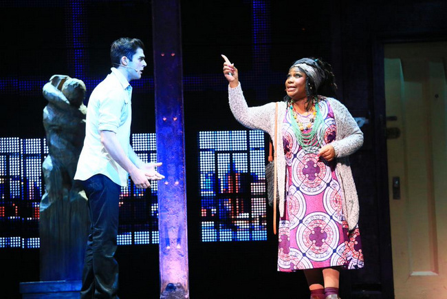 Liam Doyle and Wendy Mae Brown in Ghost The Musical. Credits: GWB Entertainment.
