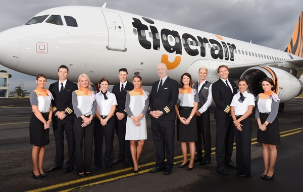 New-look Tigerair Unveiled today- CEO Rob Sharp announces new uniforms, new aircraft and new customer innovations Photo credit: James Morgan