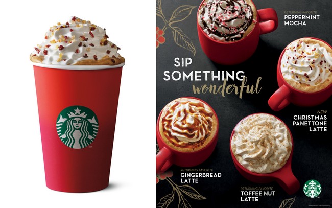 Starbucks Singapore Christmas Panettone Latte