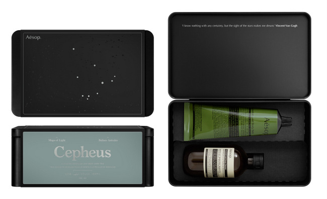 AESOP GIFT KITS 2015-2016 CEPHEUS WITH OPEN TIN C