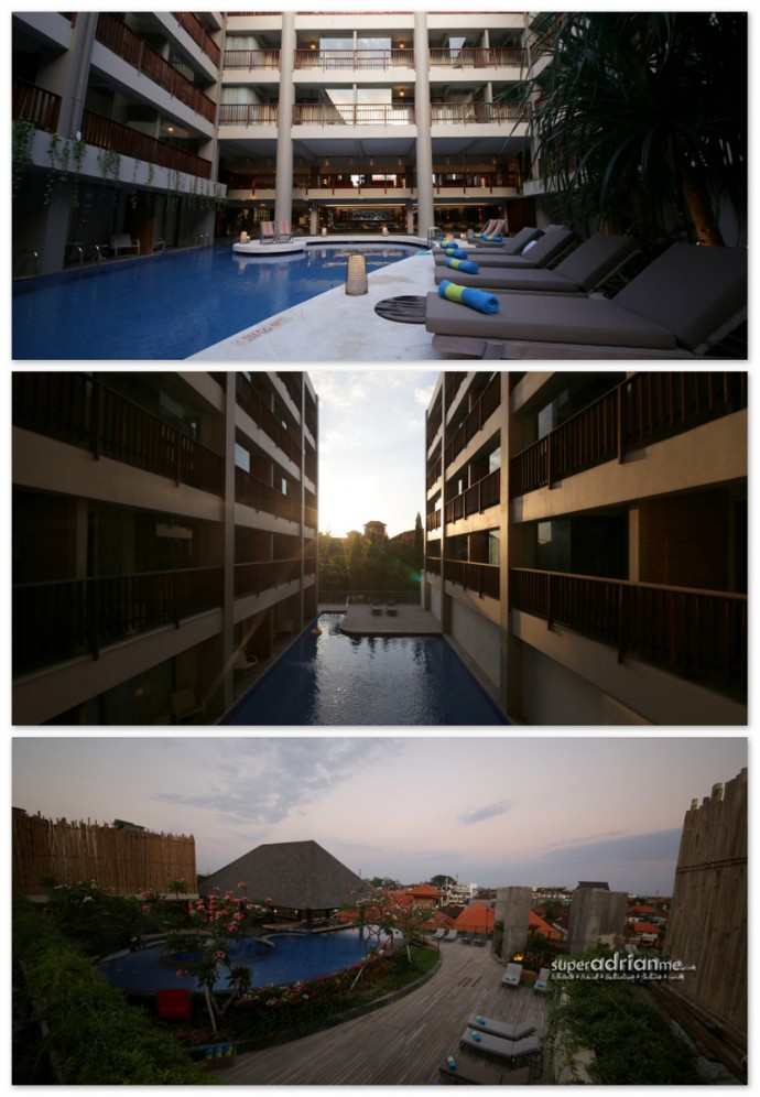 There are three pools at Four Points by Sheraton Kuta Bali.