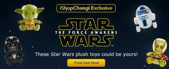 Limited Edition Star Wars Plush Toys - Changi Airport