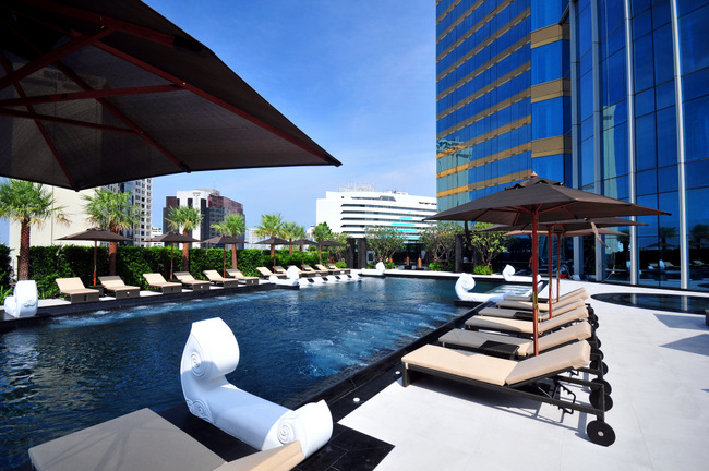 Outdoor Swimming Pool at GCP Hotel Terminal 21