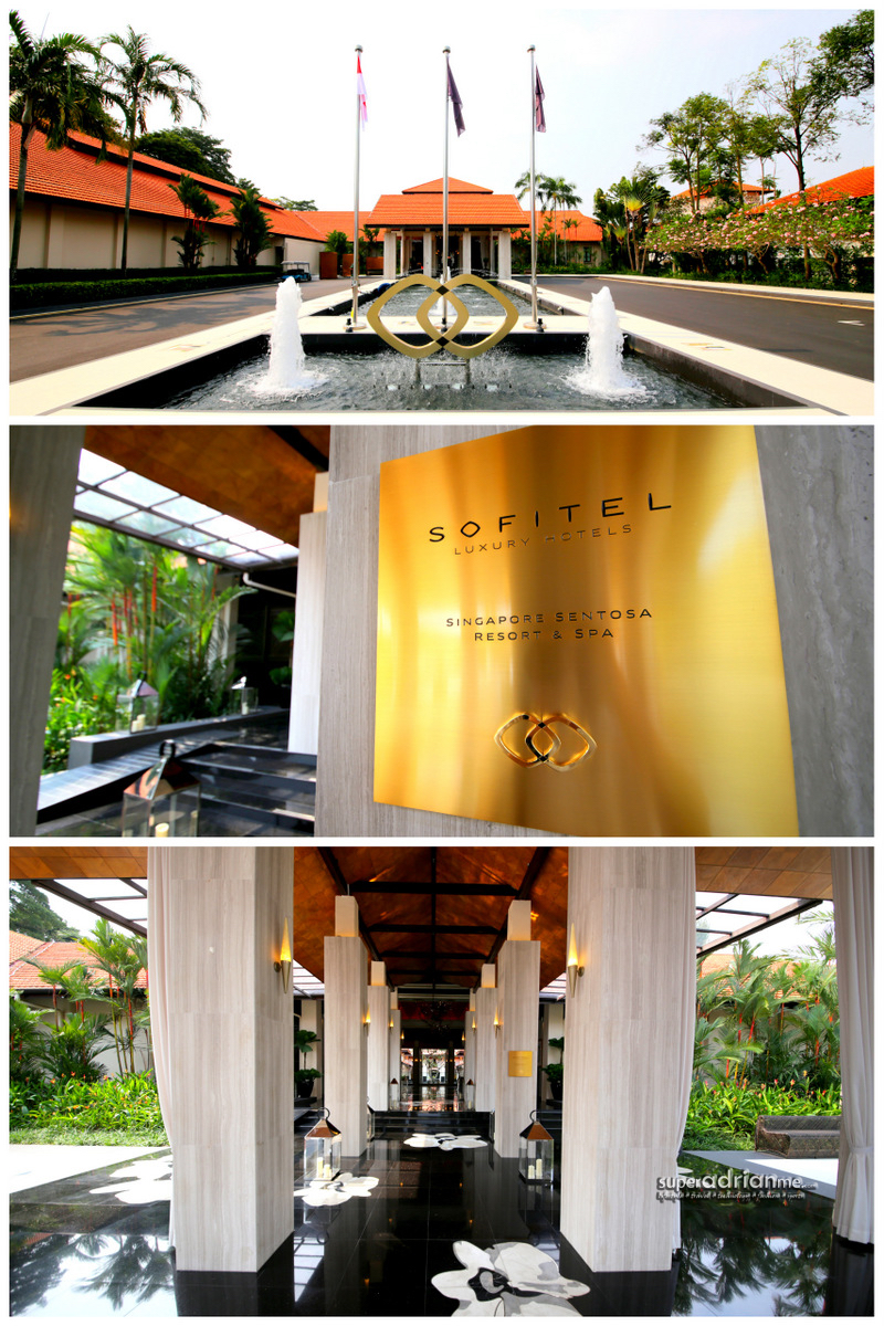 Entrance to Sofitel Singapore Sentosa Resort and Spa