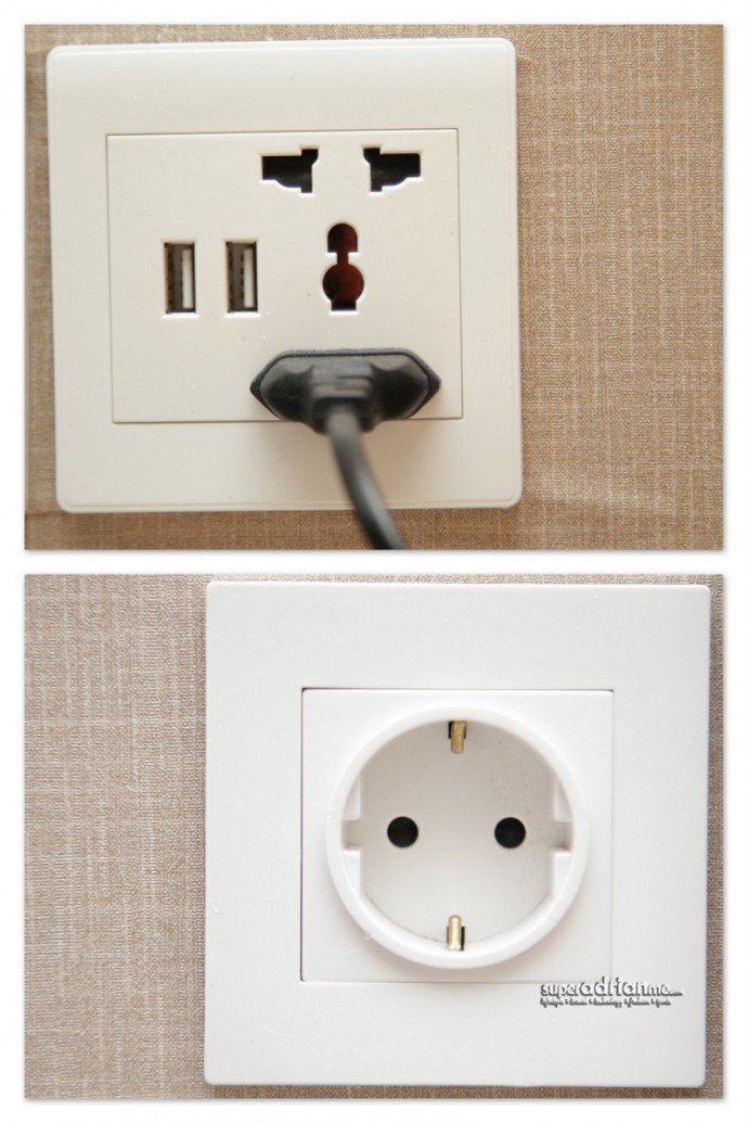 Four Points by Sheraton Kuta Bali 1.Four Points Bali Kuta-Electrical Points and USB Charging Ports