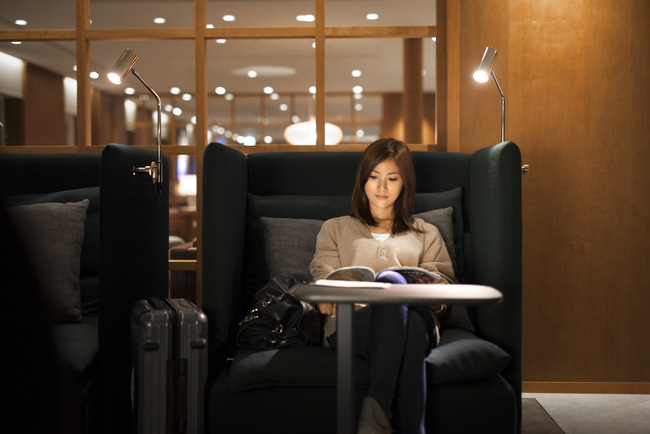 The New Solo Chair at the new Cathay Pacific Taipei Lounge